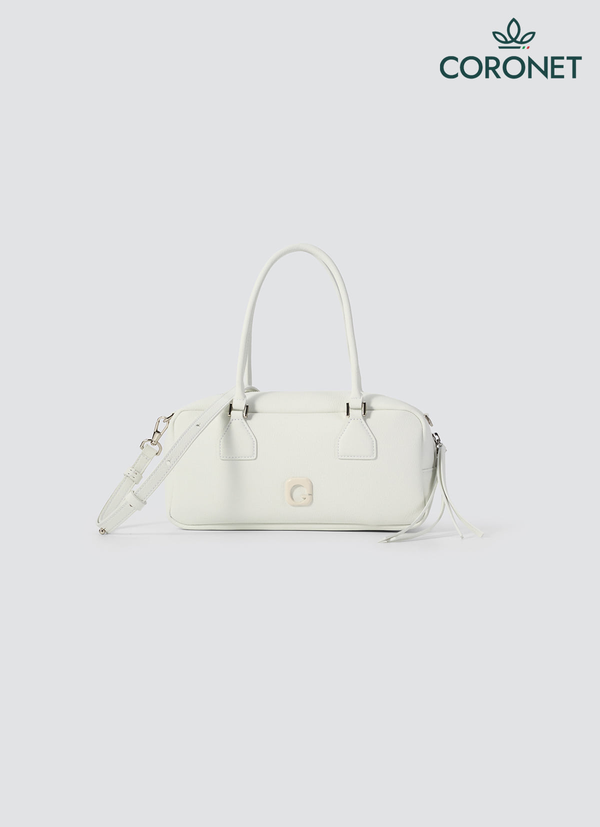 Lia Mini Tote Bag — White