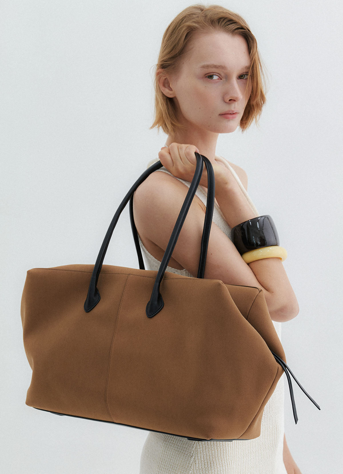 Base Tote Bag — Beige — view 5