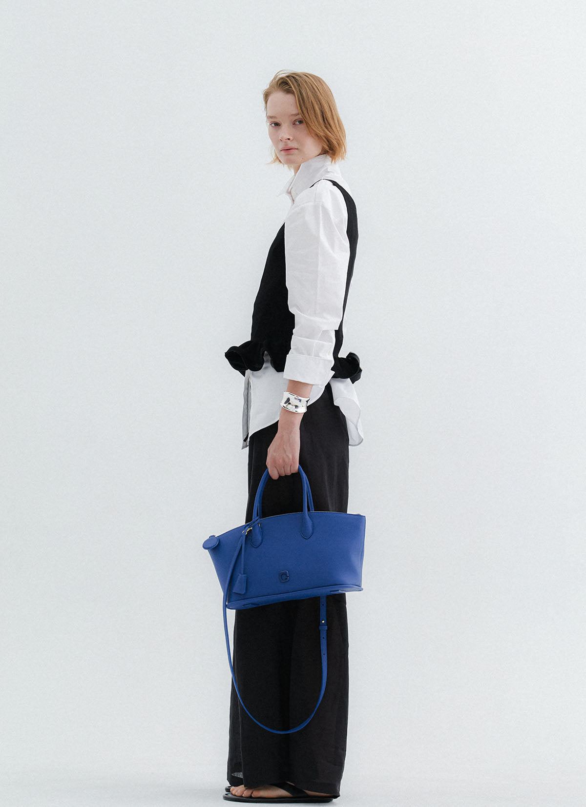Aveline Tote Bag — Royal Blue — view 3