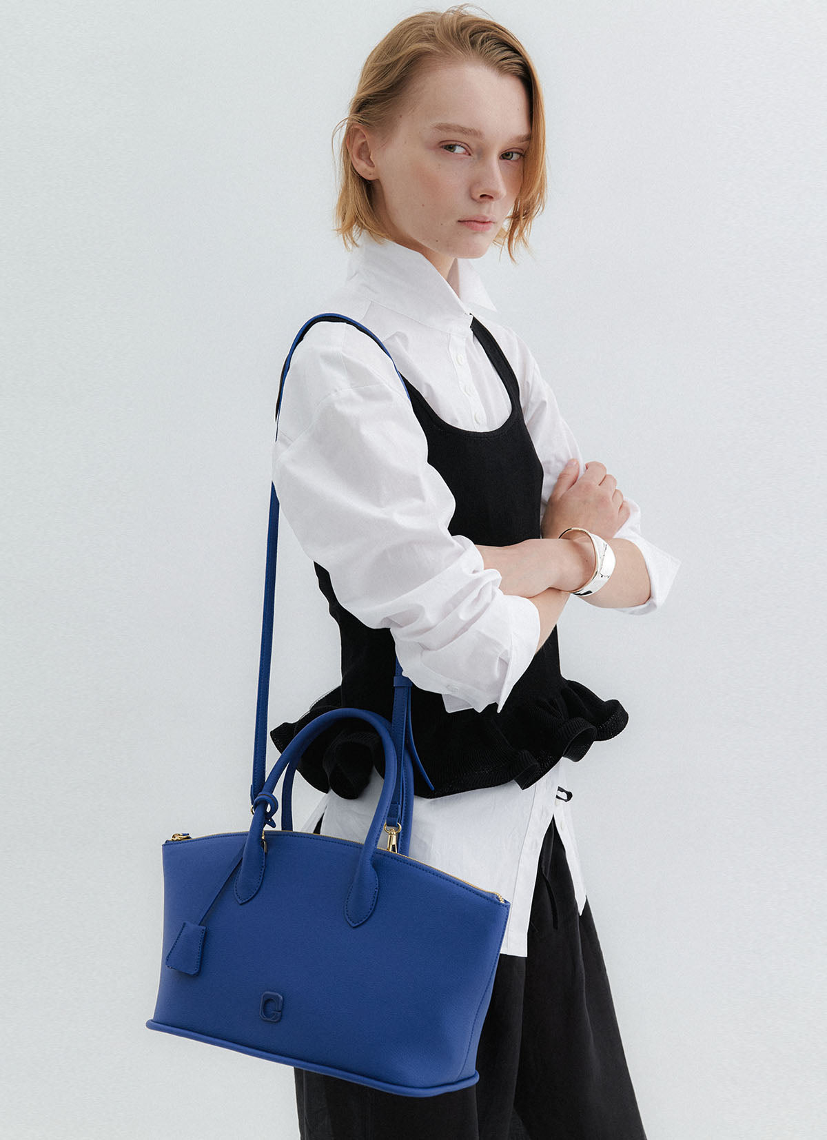 Aveline Tote Bag — Royal Blue — view 5