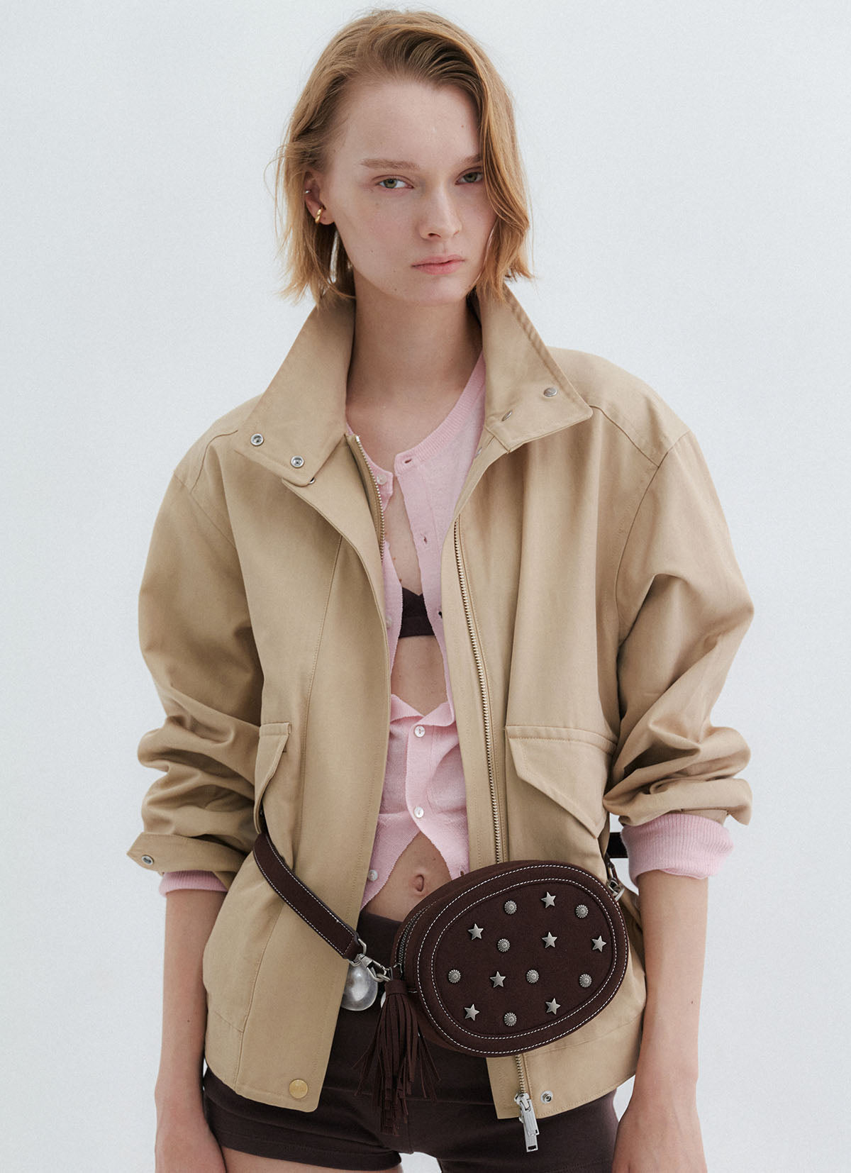 Luna Shoulder Bag — Dark Brown — view 5