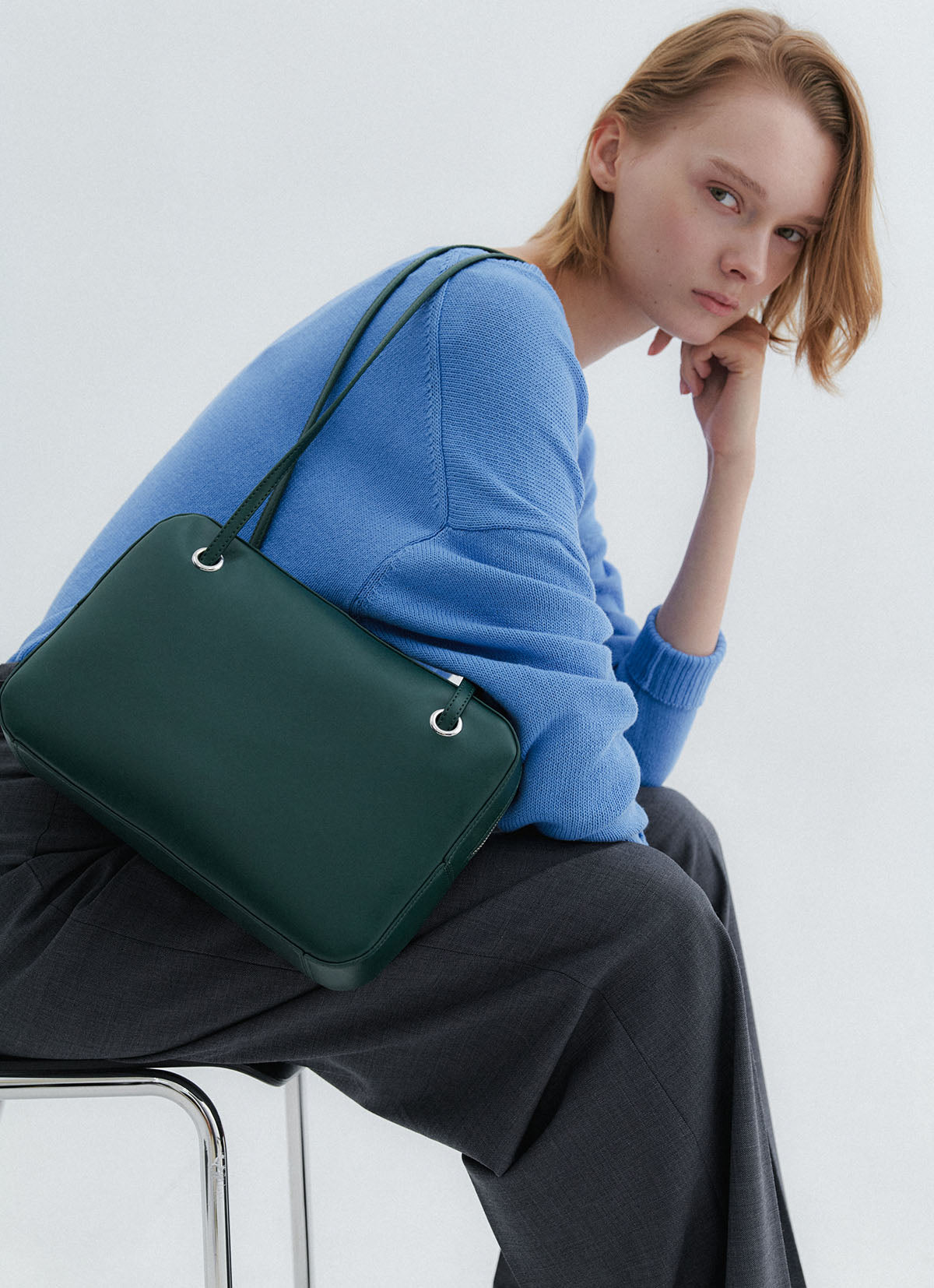 Lia Shoulder Bag — Green — view 5