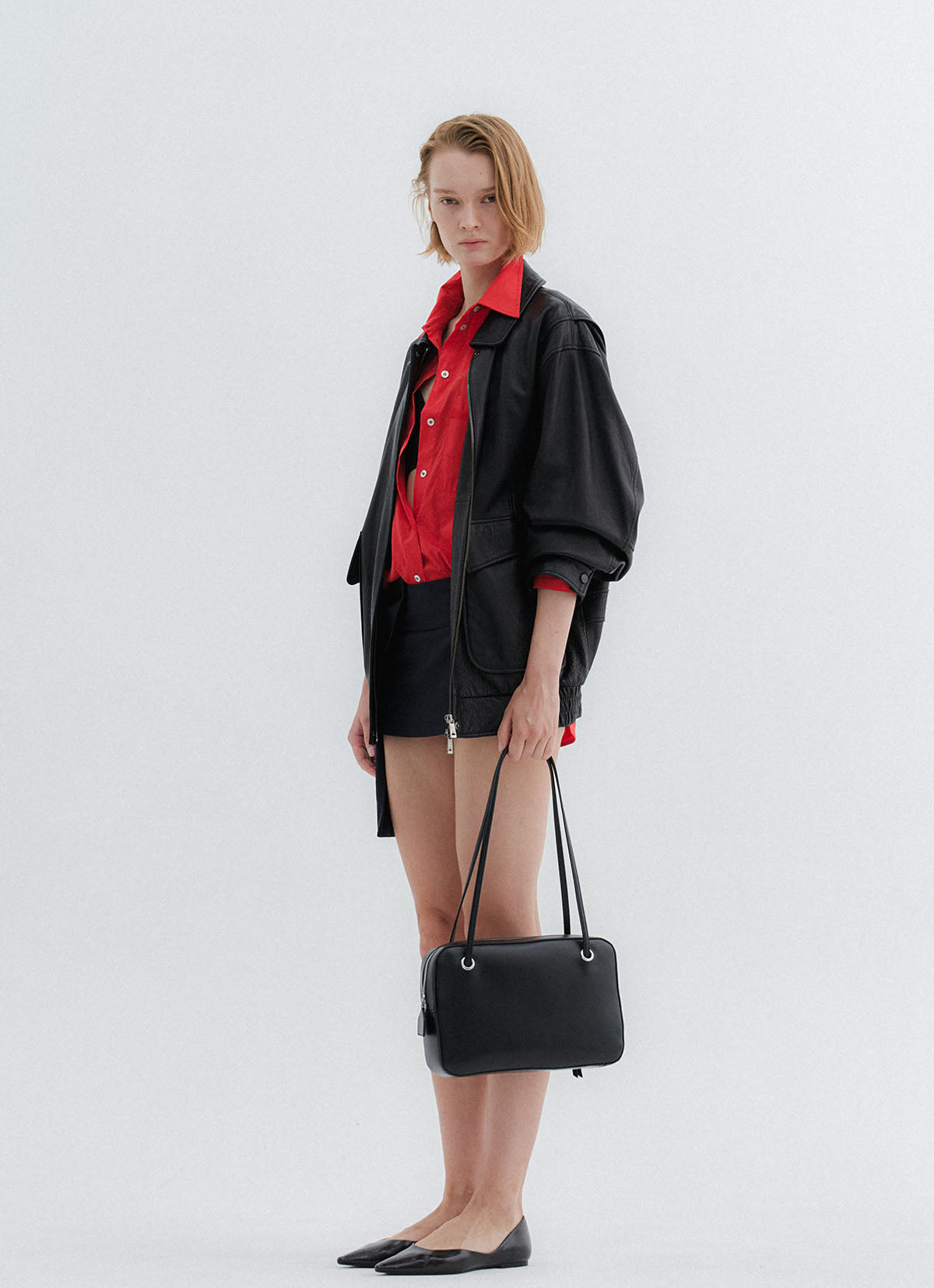 Lia Shoulder Bag — Black — view 3