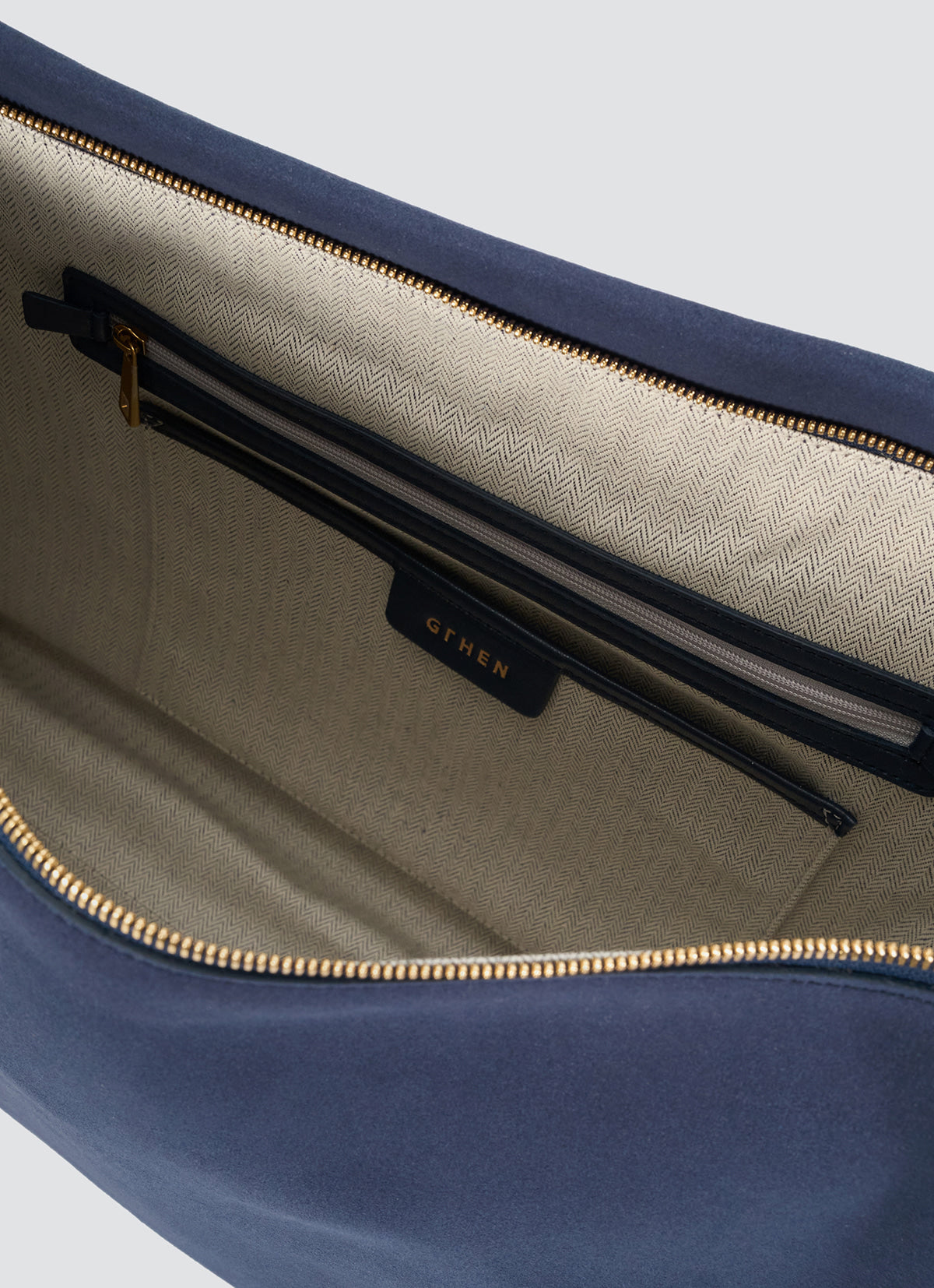 Baron Shoulder Bag — Dark Navy — view 9