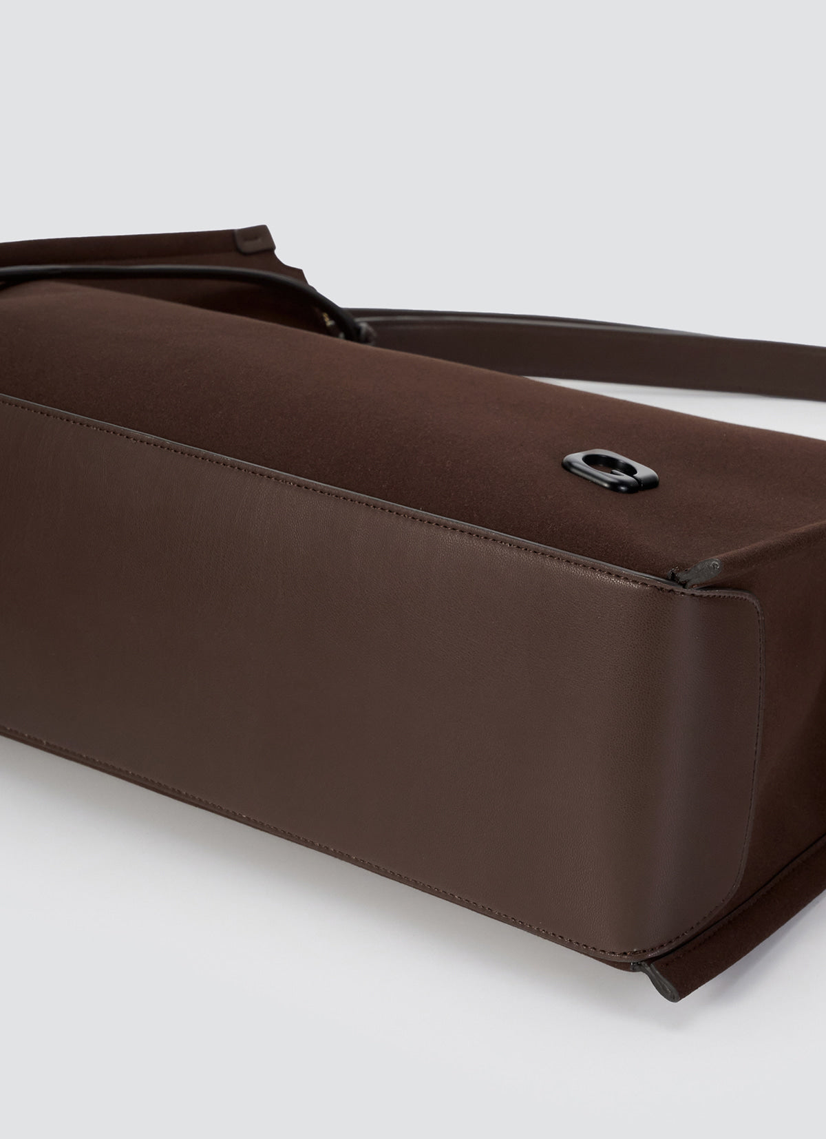 Baron Shoulder Bag — Dark Brown — view 8