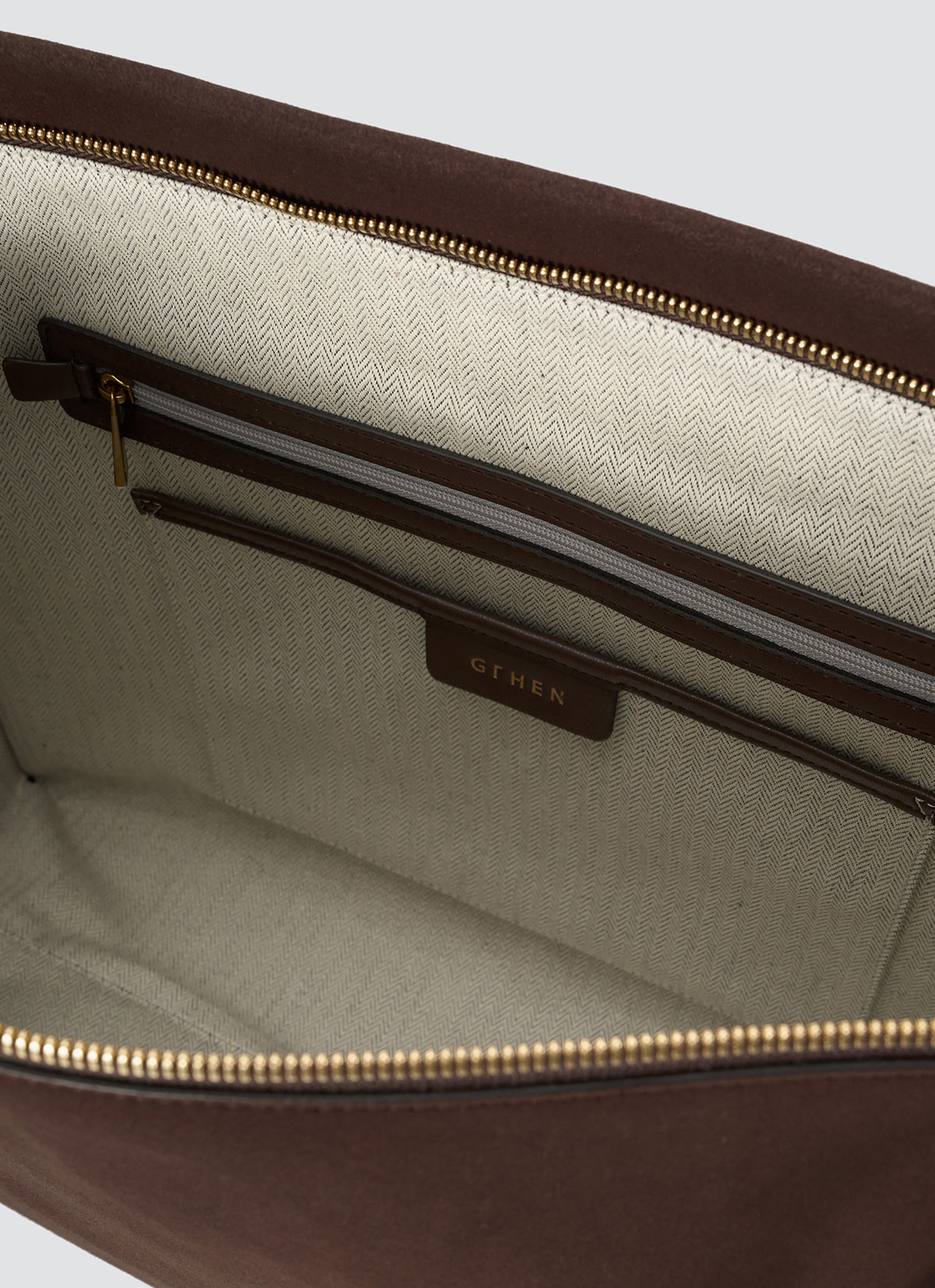 Baron Shoulder Bag — Dark Brown — view 9