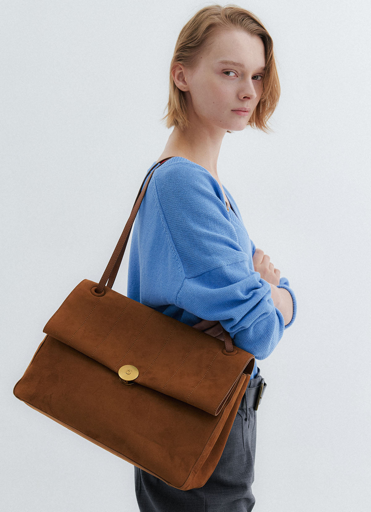 Senny Shoulder Bag — Brown — view 4