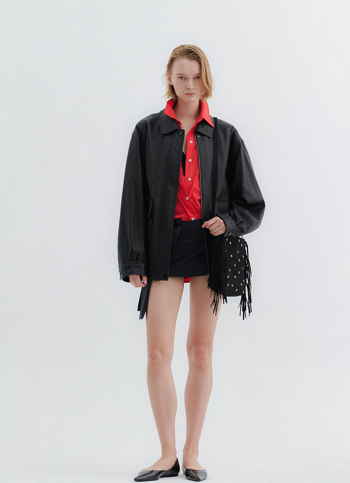 Stella Shoulder Bag — Black — view 3