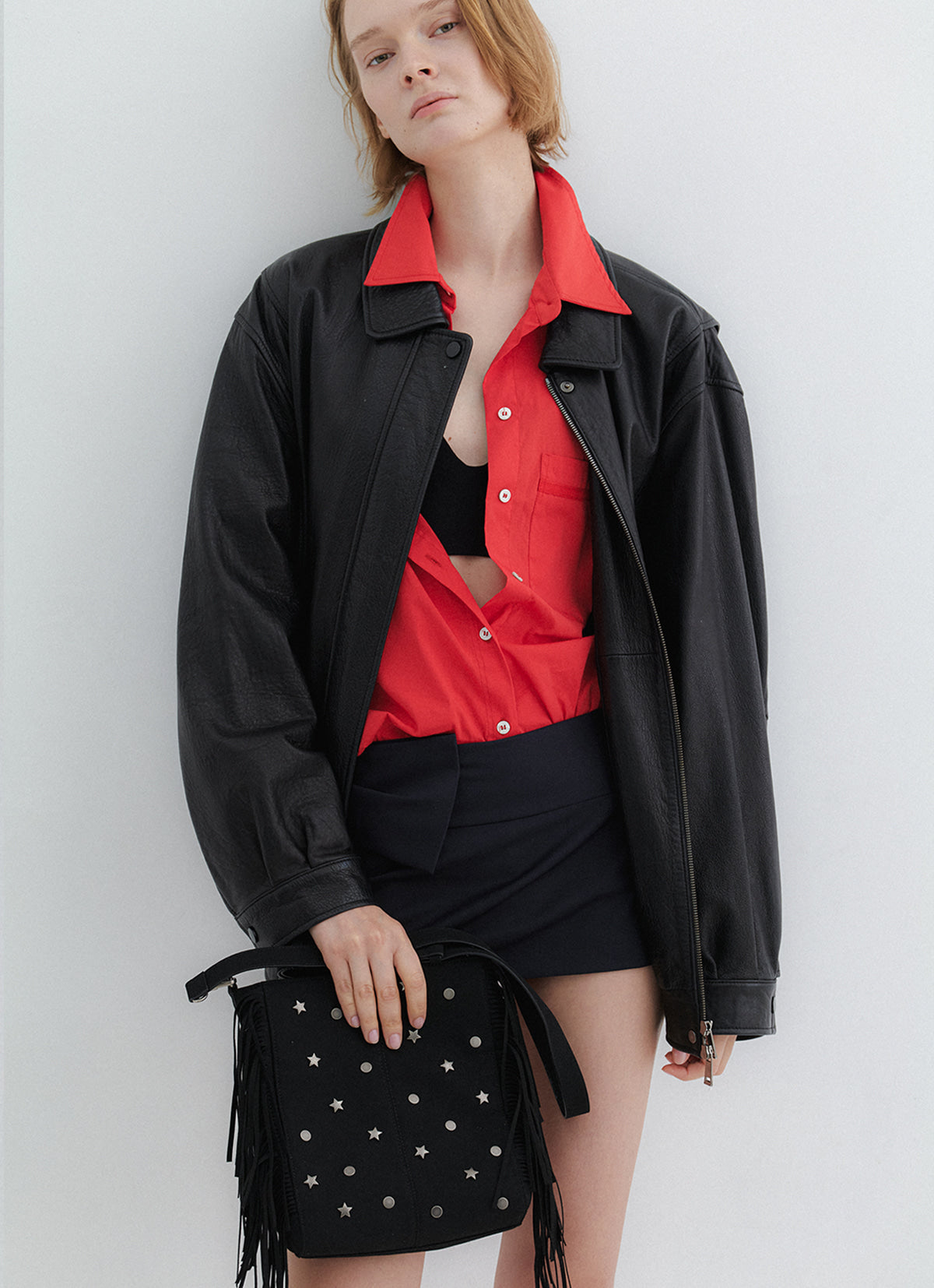 Stella Shoulder Bag — Black — view 5