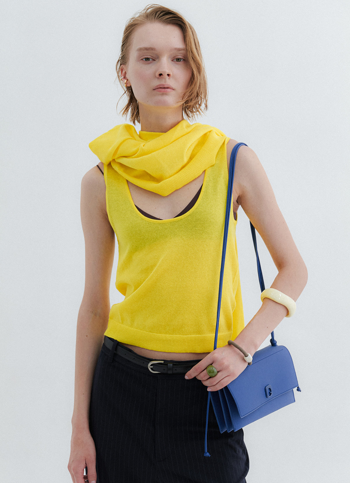 Tria Mini Shoulder Bag — Royal Blue — view 5