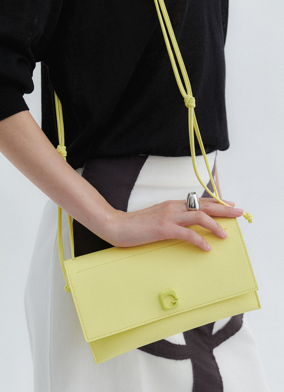 Tria Mini Shoulder Bag — Lime — view 4