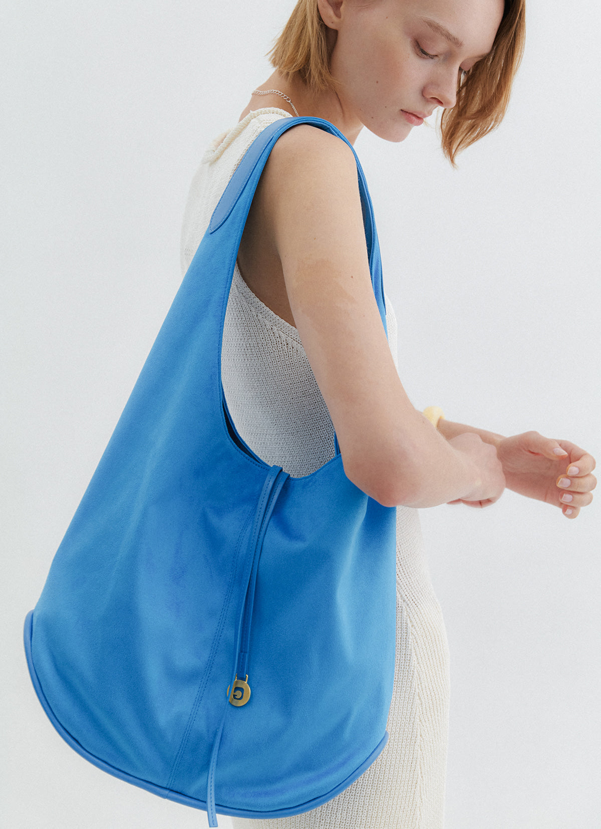 Sienna Hobo Bag — Sky Blue — view 5