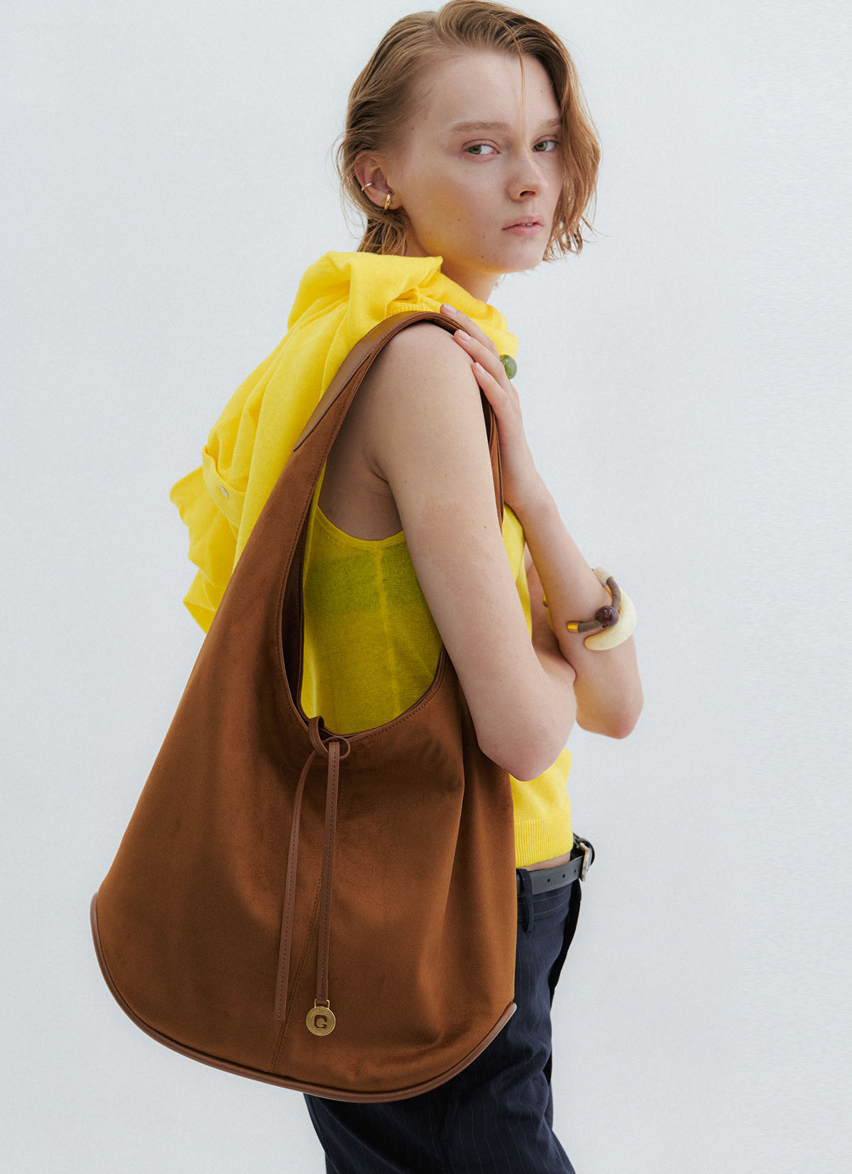 Sienna Hobo Bag — Brown — view 4