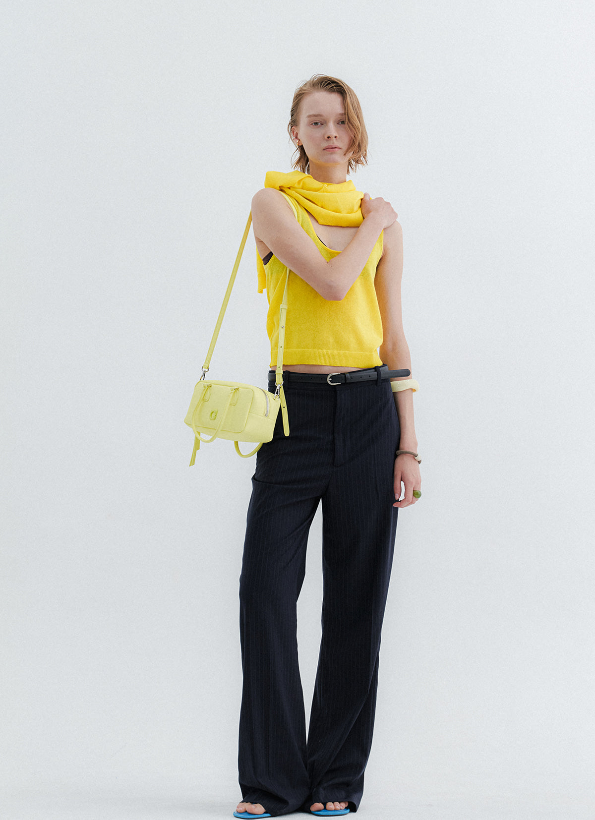Lia Mini Tote Bag — Lime — view 3