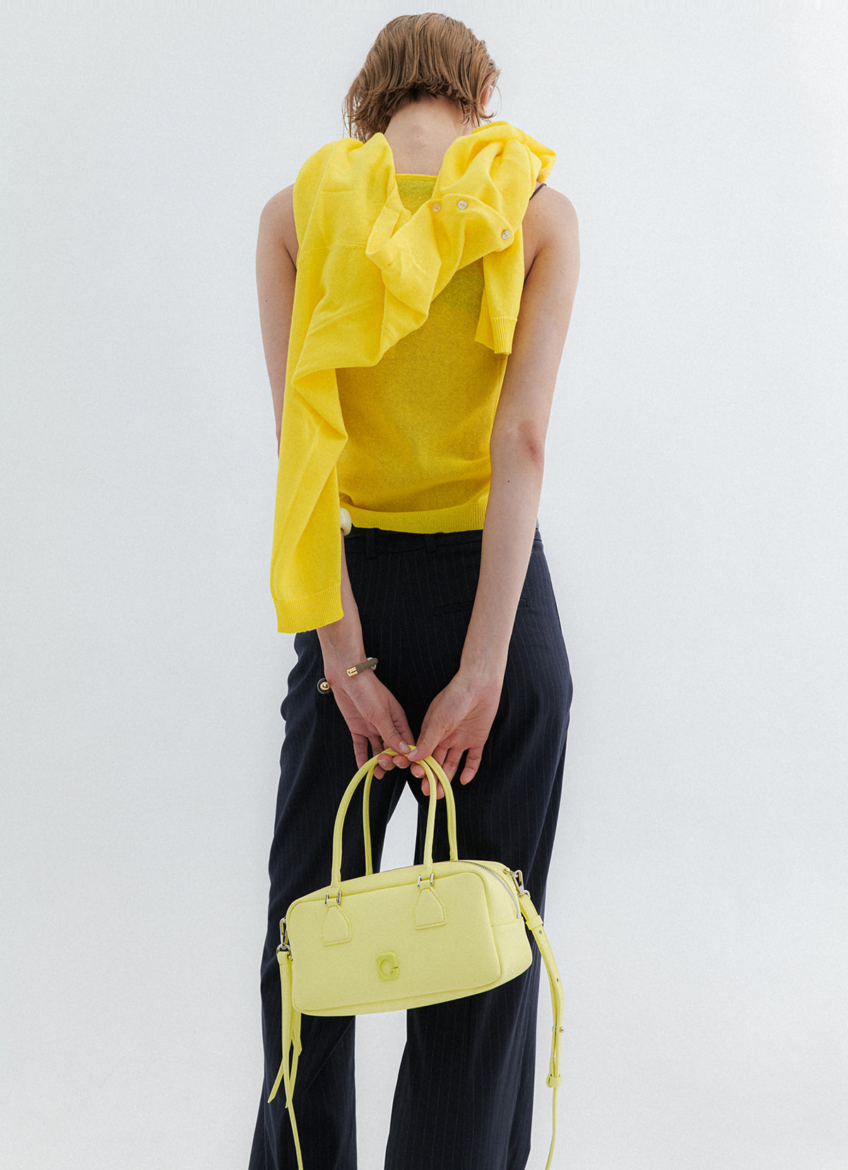 Lia Mini Tote Bag — Lime — view 5