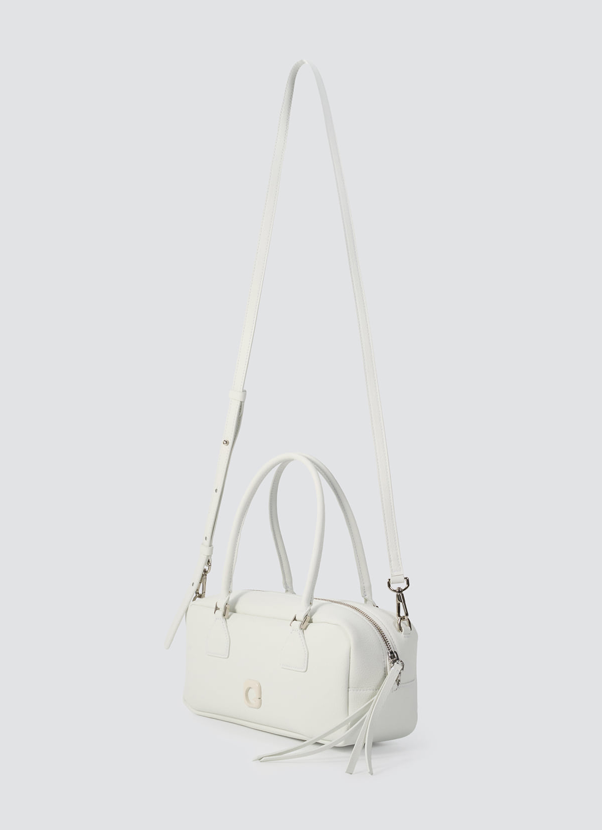 Lia Mini Tote Bag — White — view 7
