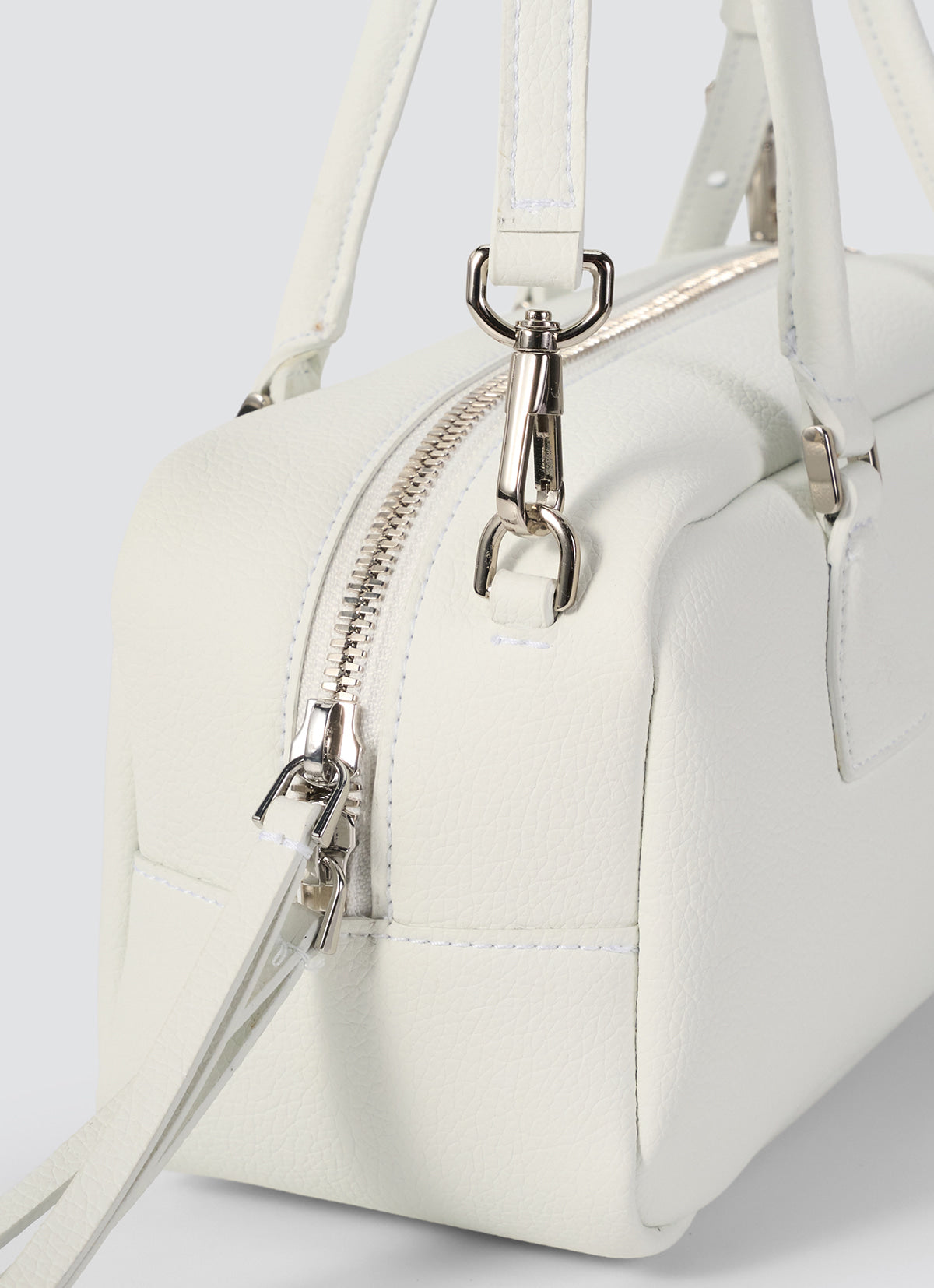 Lia Mini Tote Bag — White — view 8