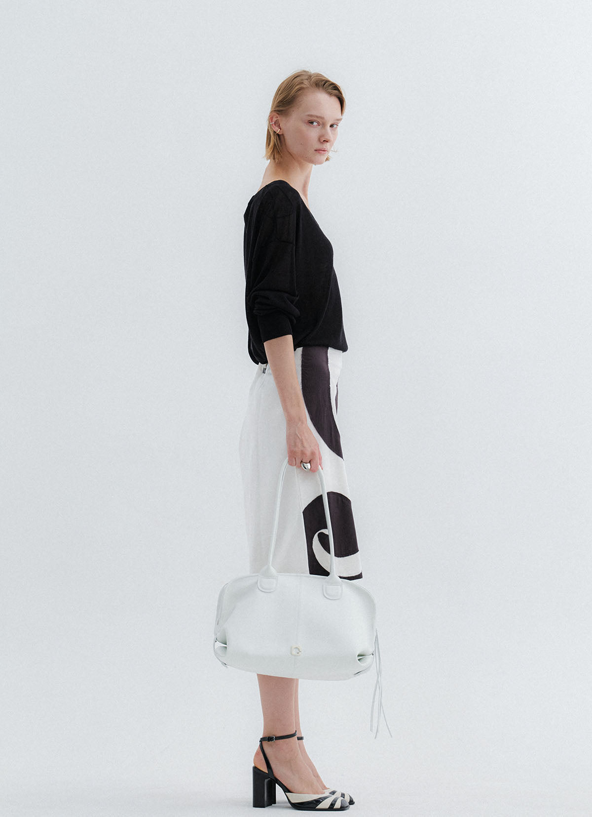 Basis Tote Bag — White — view 3