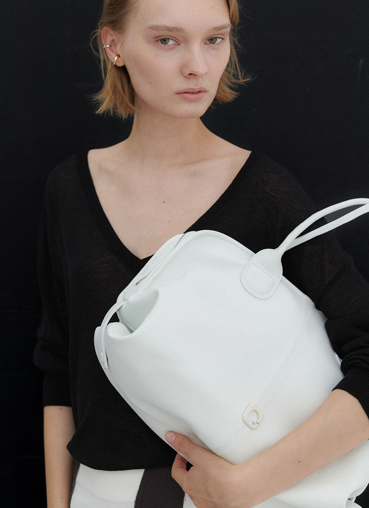 Basis Tote Bag — White — view 4