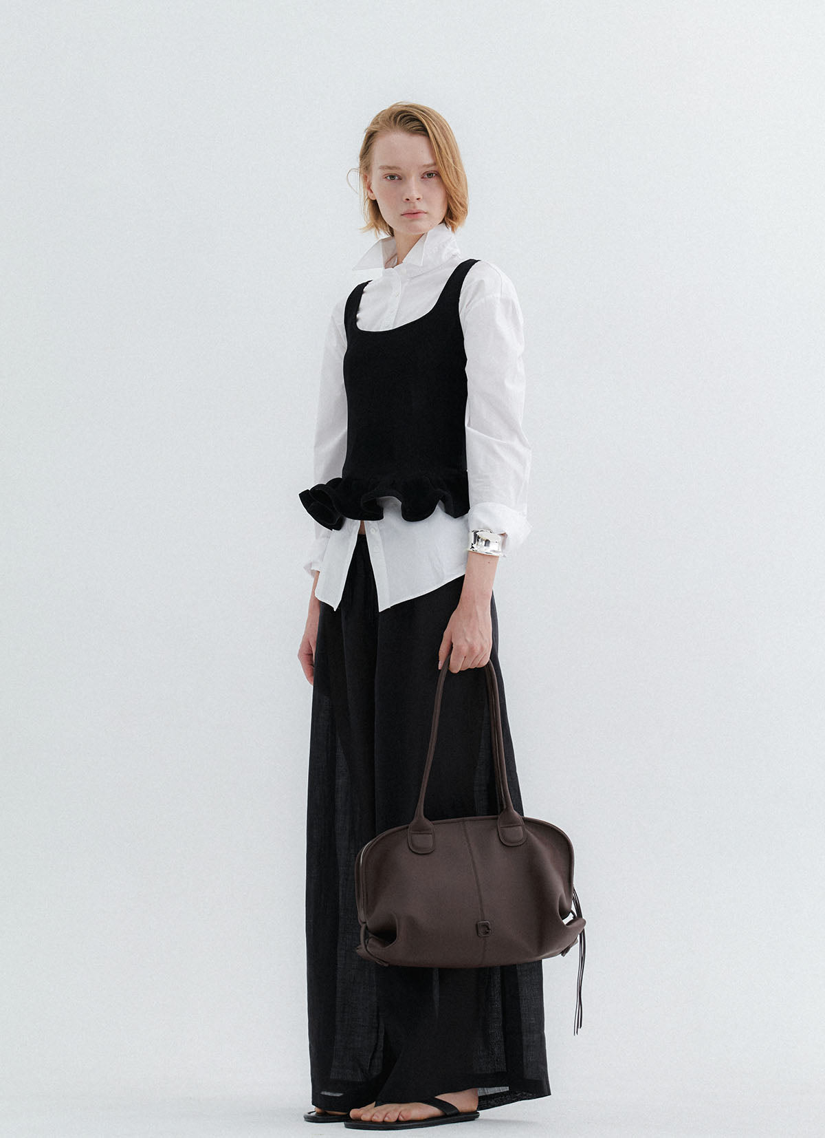 Basis Tote Bag — Dark Brown — view 3