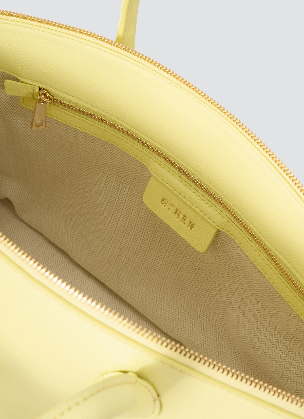 Aveline Tote Bag — Lime — view 9