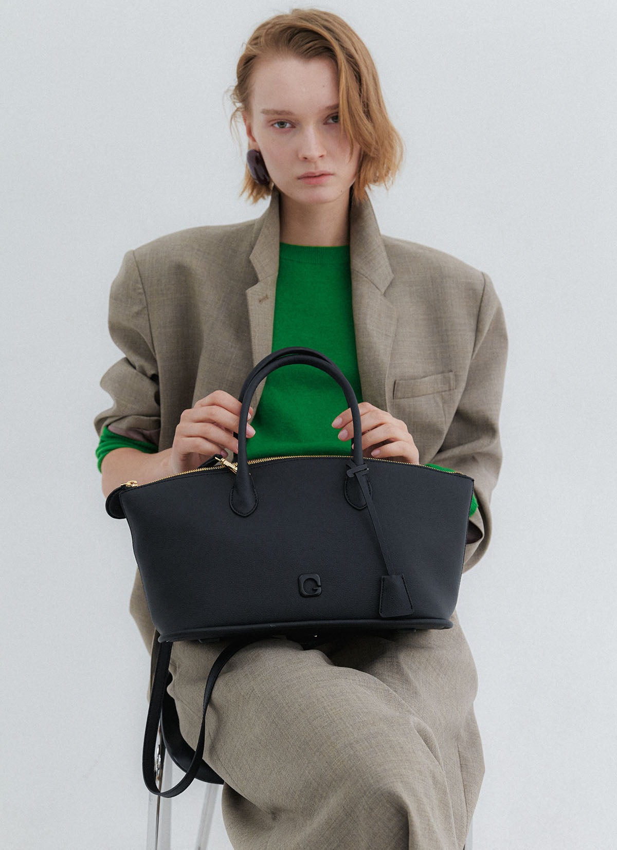 Aveline Tote Bag — Black — view 4