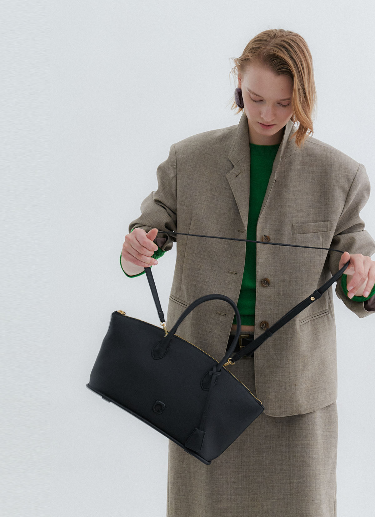 Aveline Tote Bag — Black — view 5