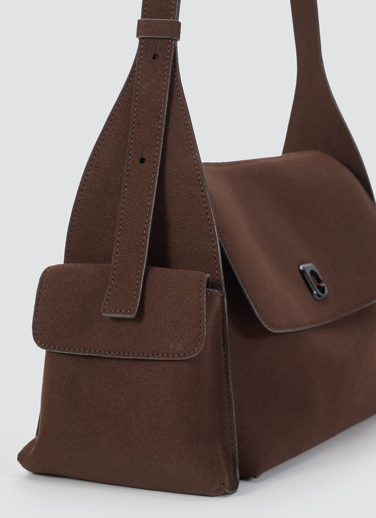 Rover Shoulder Bag — Dark Brown — view 8