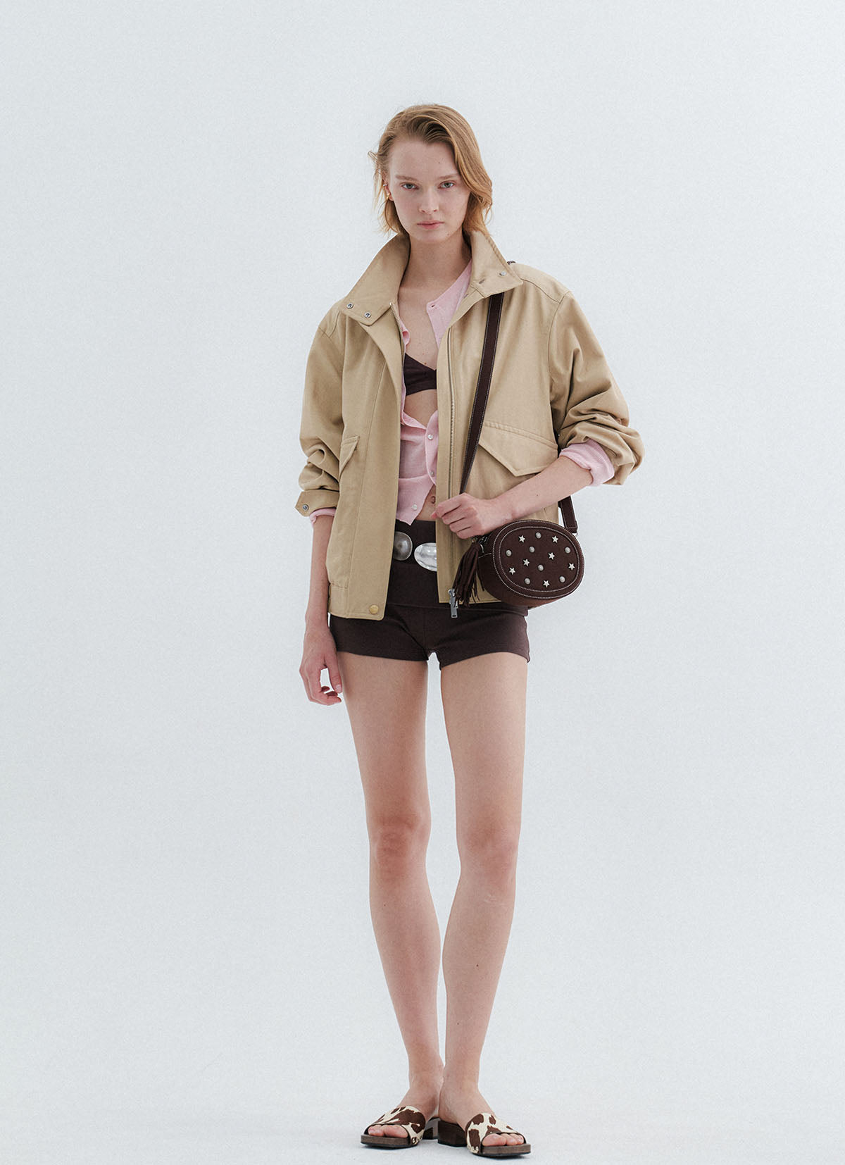 Luna Shoulder Bag — Dark Brown — view 3
