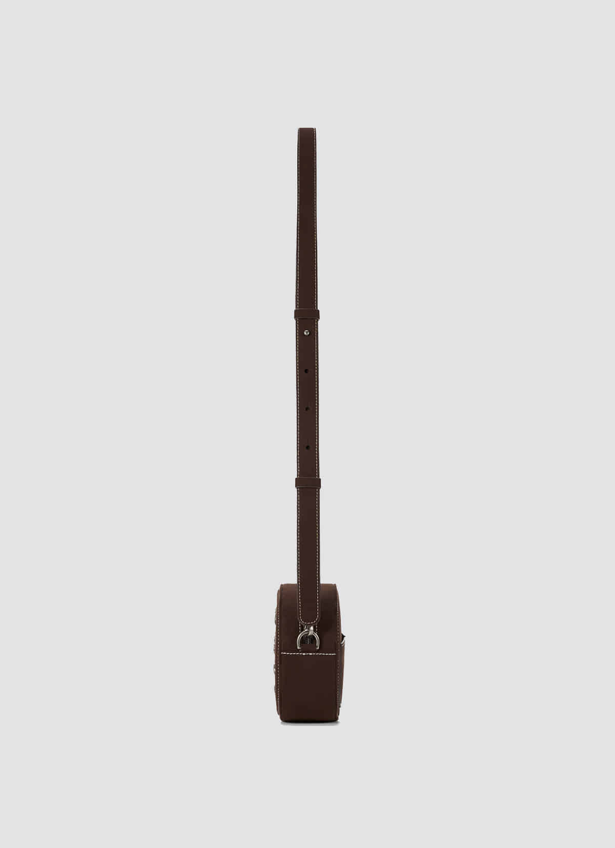 Luna Shoulder Bag — Dark Brown — view 7