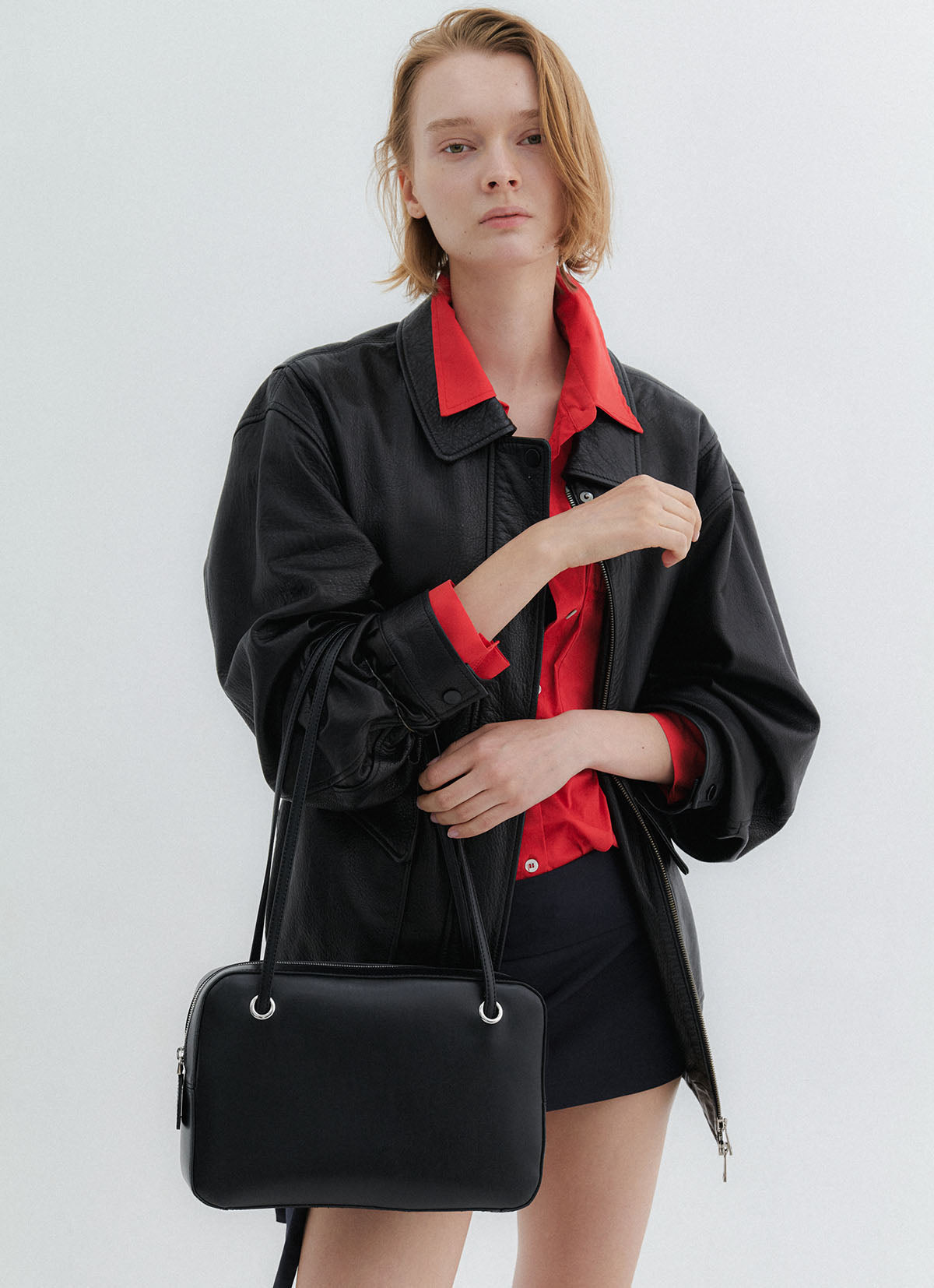 Lia Shoulder Bag — Black — view 4