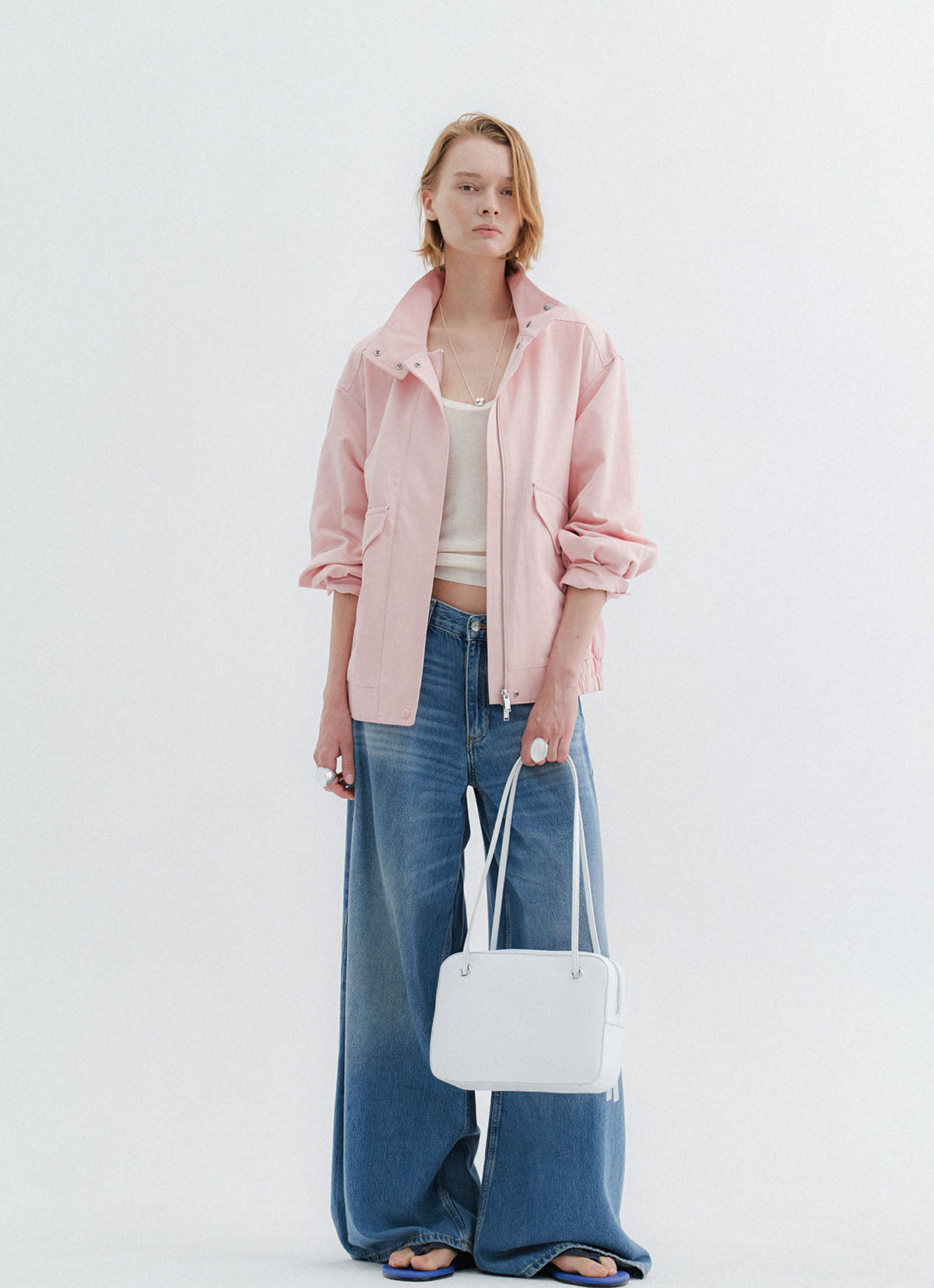 Lia Shoulder Bag — White — view 3