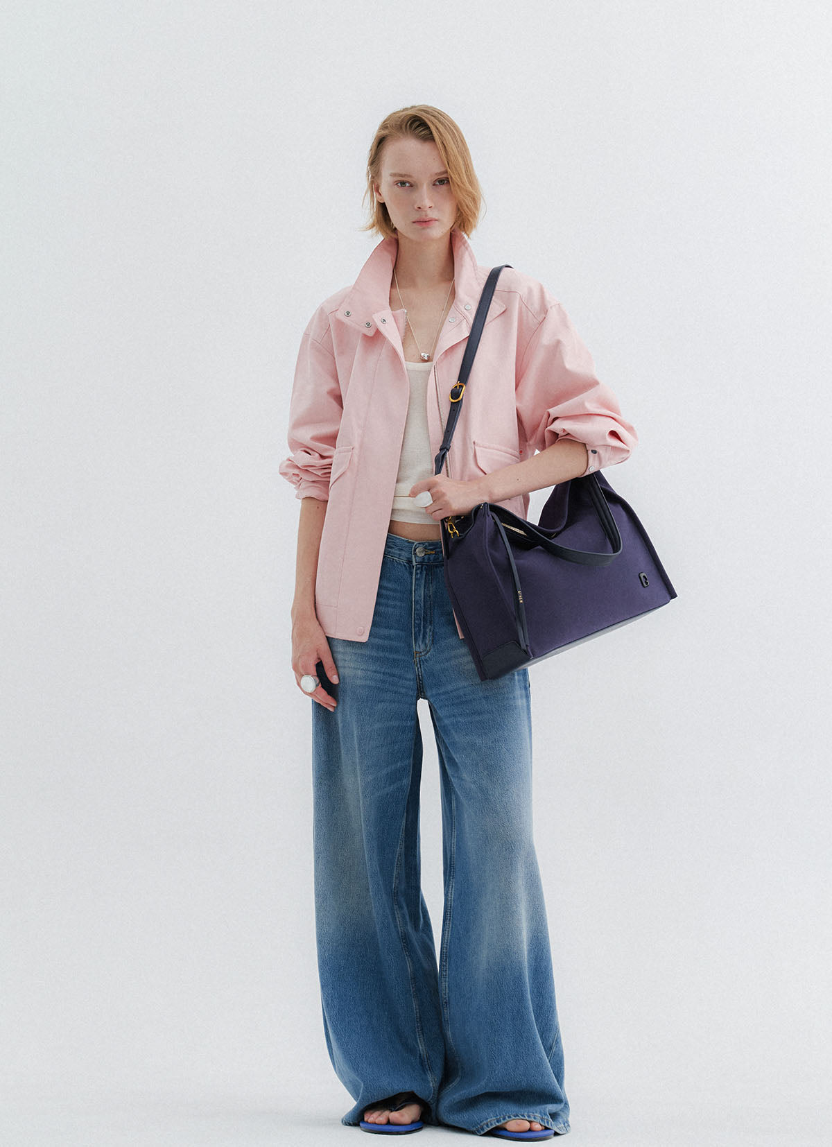 Baron Shoulder Bag — Dark Navy — view 3