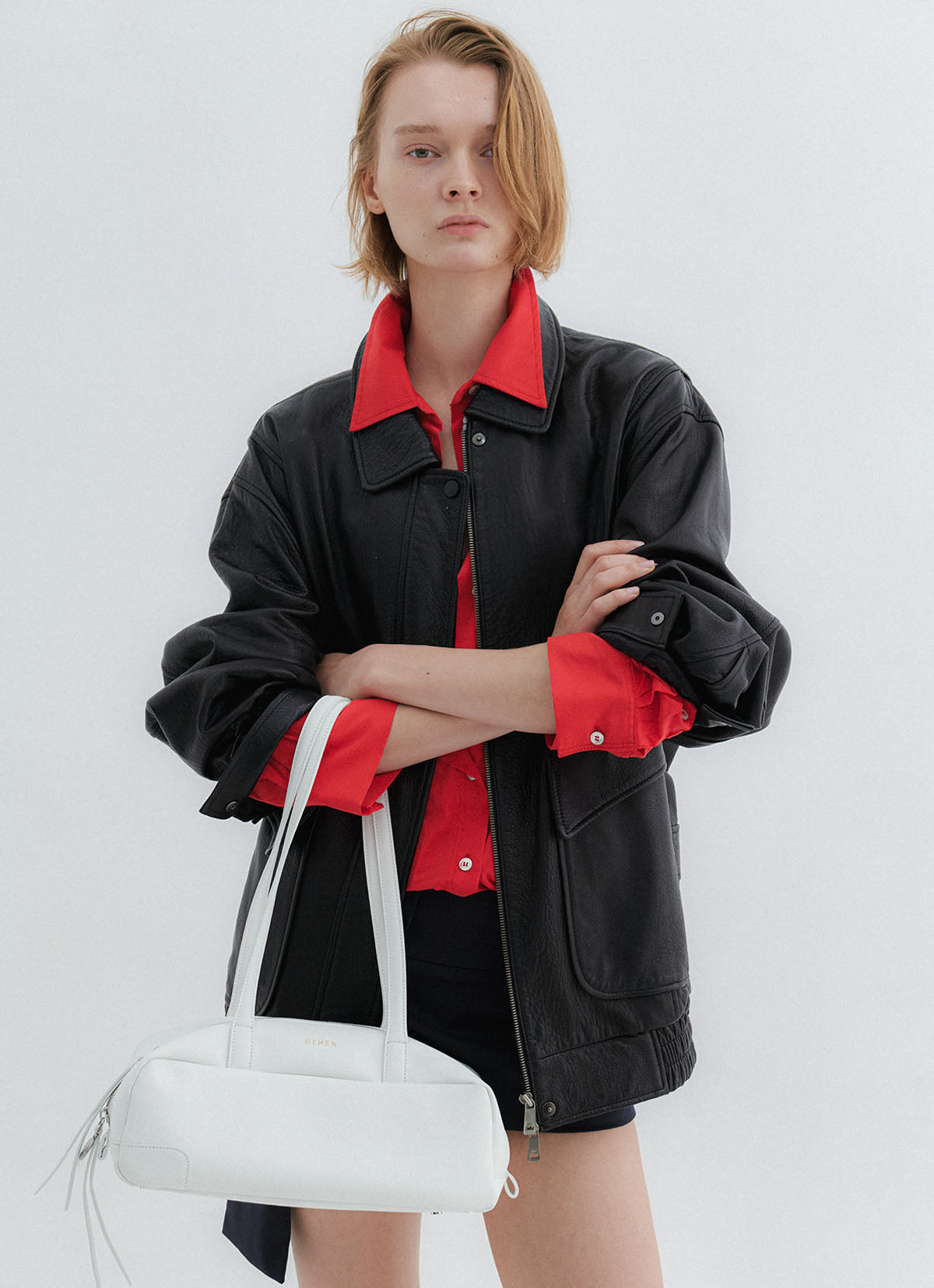 City Shoulder Bag — White — view 4