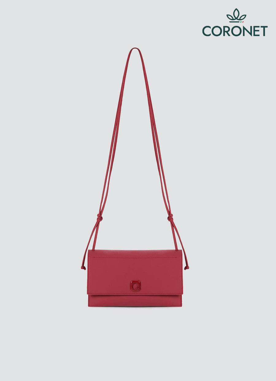 Tria Mini Shoulder Bag — Red