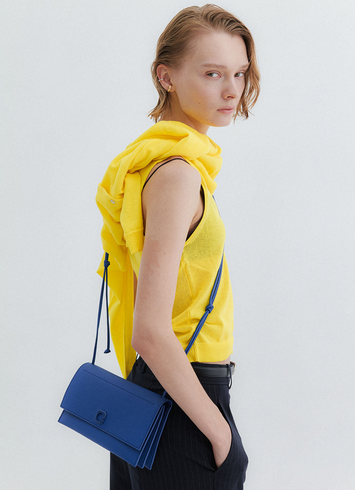 Tria Mini Shoulder Bag — Royal Blue — view 4