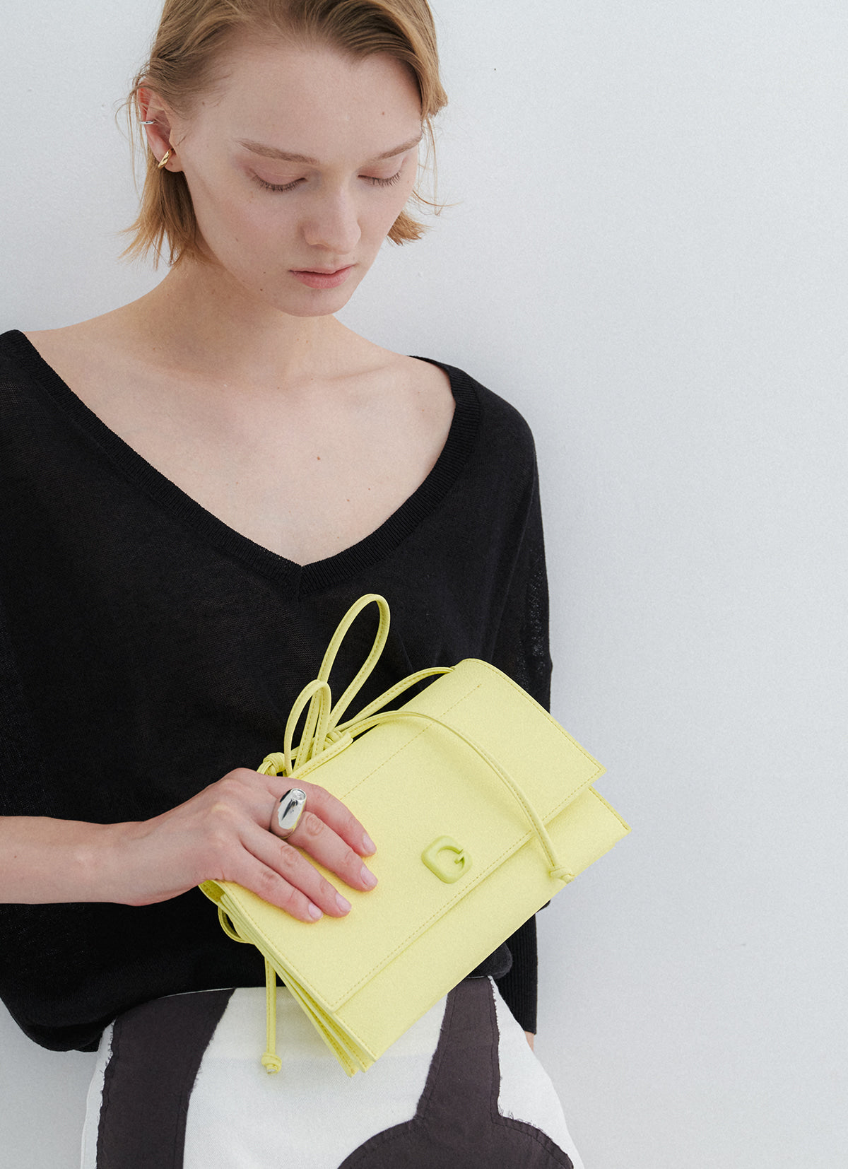 Tria Mini Shoulder Bag — Lime — view 5