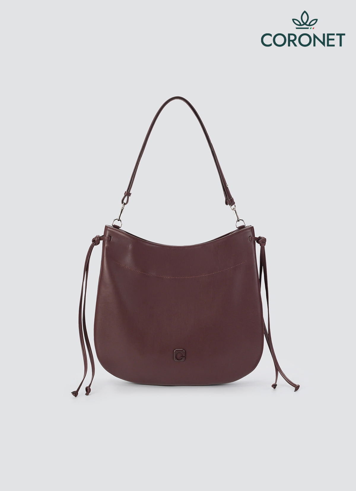 Riel Hobo Bag — Wine