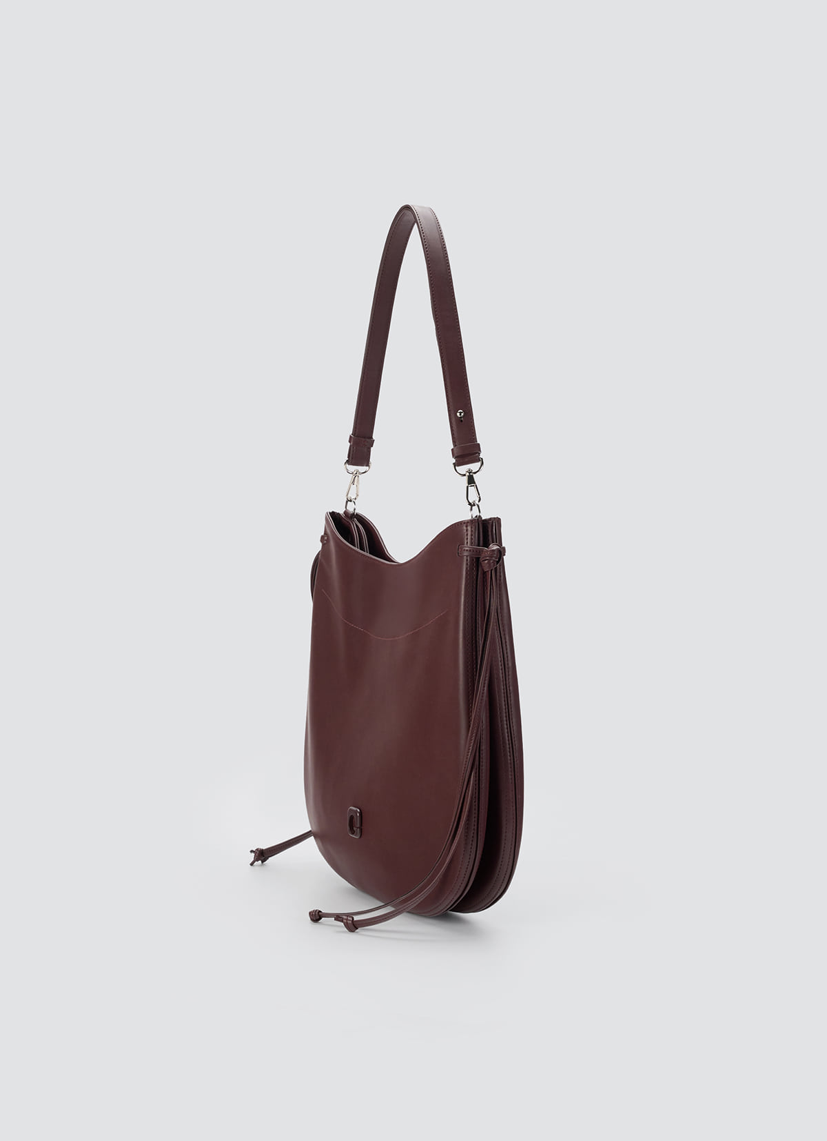 Riel Hobo Bag — Wine — view 6